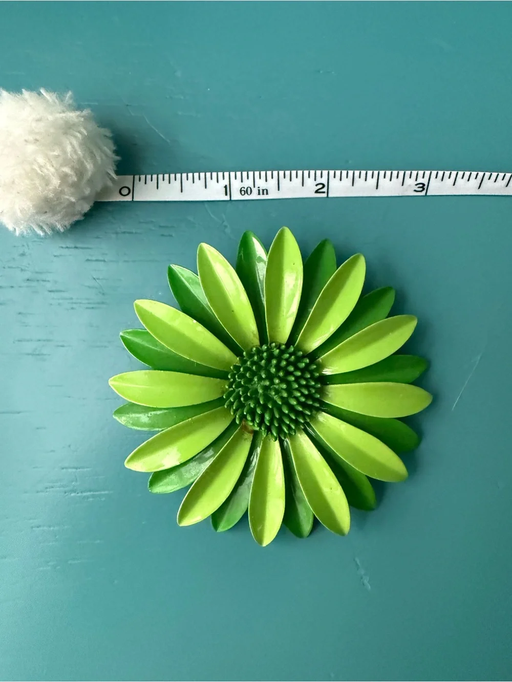 Green Floral Statement Brooch - Women Jewelry Brooches - Picture 1 of 3